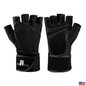 Womens Leather Weight Lifting Gym Gloves NEW